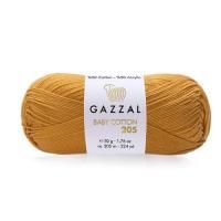 Пряжа Gazzal Baby Cotton 205 (522); Состав: 50% Хлопок, 50% Акрил; 50 гр/205 м